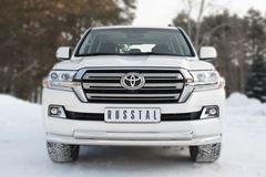 Защита переднего бампера D76 (секции) D63 (дуга) (кроме EXECUTIVE) для Toyota Land Cruiser 200 2015-