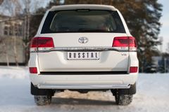 Защита заднего бампера D76 (дуга) (кроме EXECUTIVE) для Toyota Land Cruiser 200 2015-