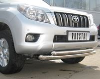 Защита переднего бампера D76/63 для Toyota LC Prado 150 2009-2012