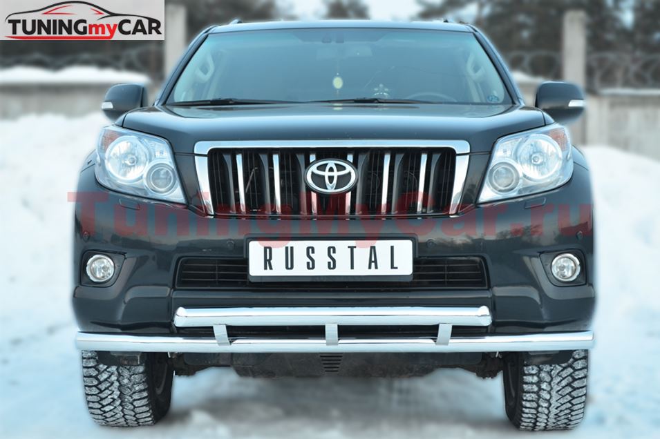 Защита переднего бампера D63 (секции) D63 (секции) декор дуга для Toyota LC Prado 150 2009-2012