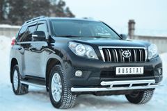 Защита переднего бампера D63 (секции) D63 (секции) декор дуга для Toyota LC Prado 150 2009-2012