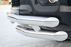 Защита переднего бампера D63 (секции) D63 (уголки) для Toyota LC Prado 150 2009-2012