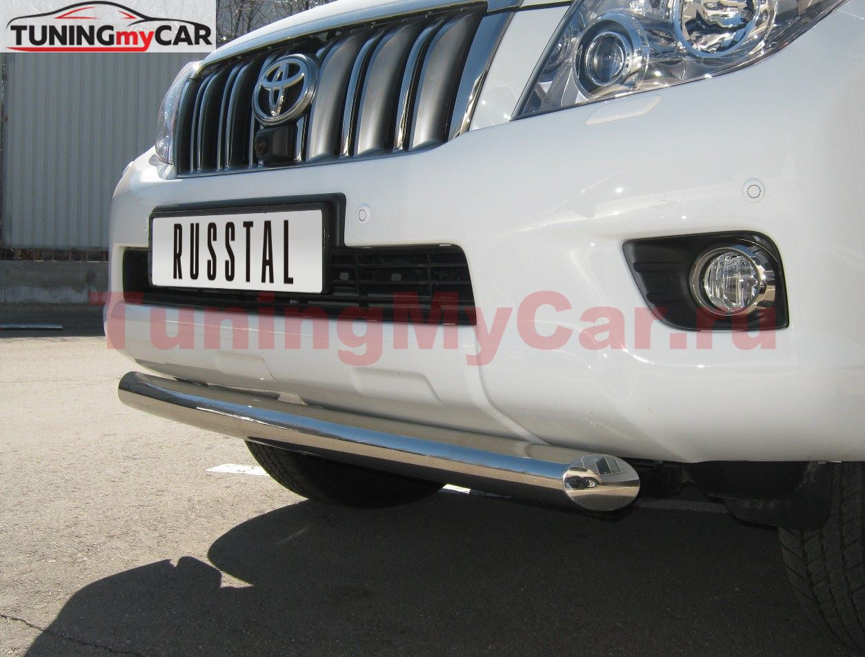 Защита переднего бампера D76 для Toyota LC Prado 150 2009-2012