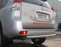 Защита заднего бампера D76 для Toyota LC Prado 150 2009-2012