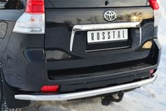 Защита заднего бампера D63 (секции) волна для Toyota LC Prado 150 2009-2012