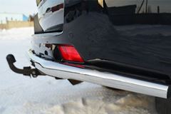 Защита заднего бампера D63 (секции) волна для Toyota LC Prado 150 2009-2012
