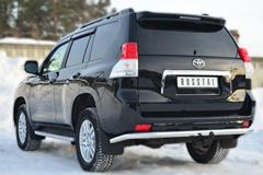 Защита заднего бампера D63 (секции) волна для Toyota LC Prado 150 2009-2012
