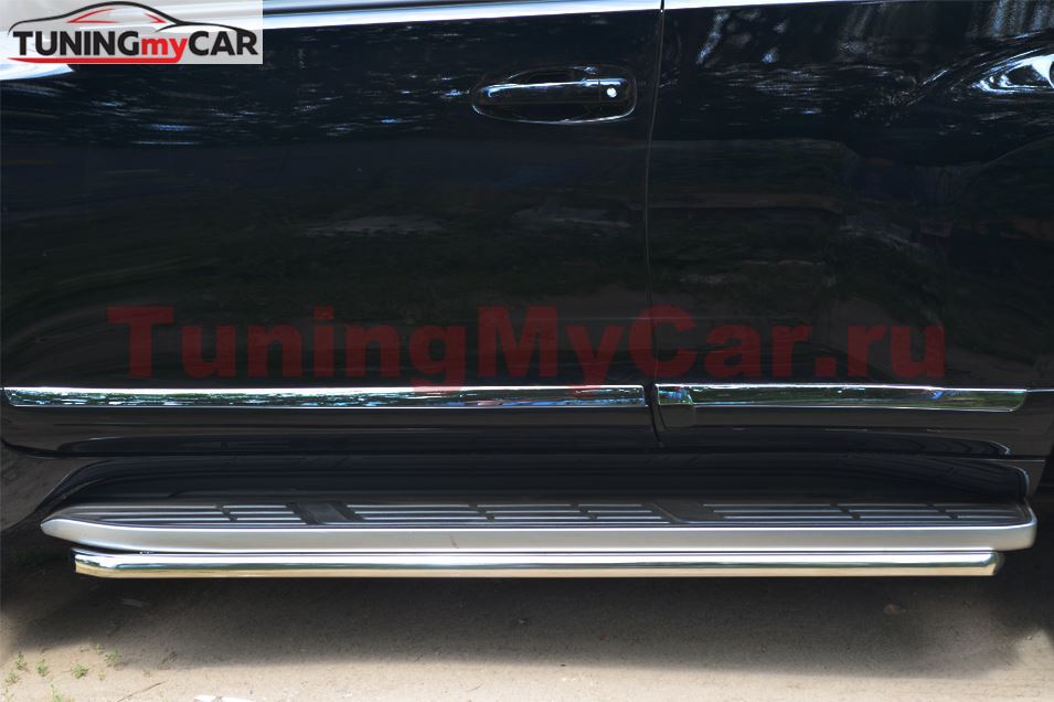 Защита порогов D42 для Toyota LC Prado 150 2014-