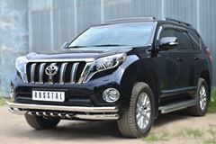 Защита порогов D42 для Toyota LC Prado 150 2014-