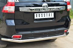 Защита заднего бампера D63 (секции) для Toyota LC Prado 150 2014-
