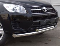 Защита переднего бампера D76/42 для Toyota Rav4 2009 (длинная база)