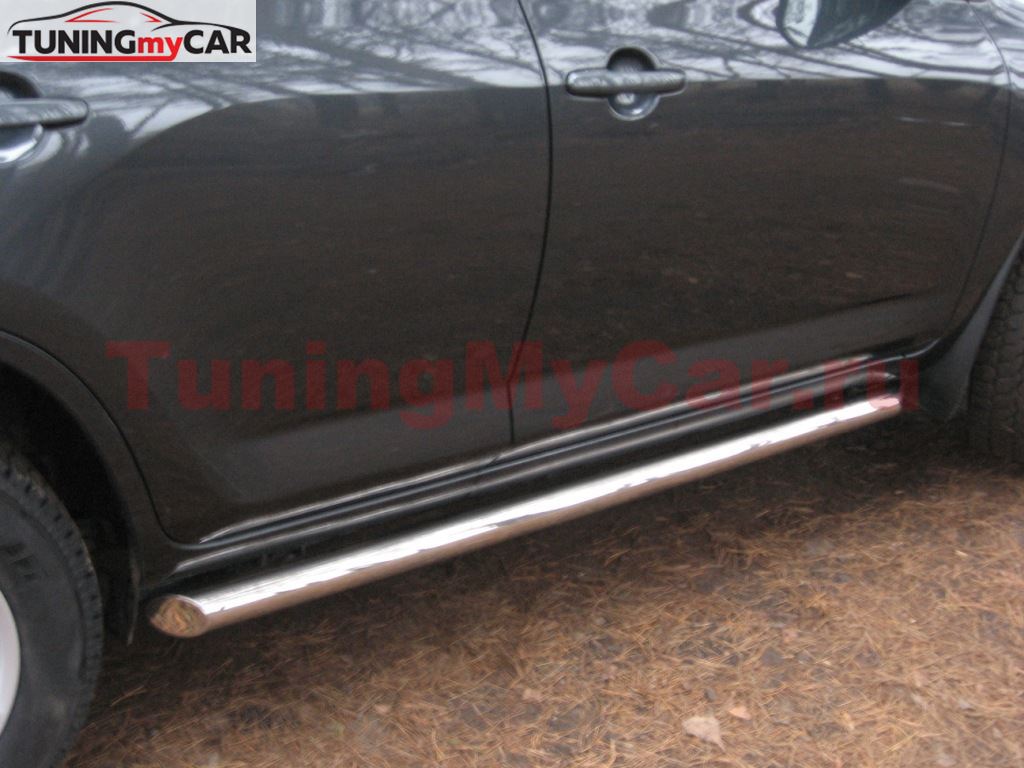 Пороги труба D76 для Toyota Rav4 2006-2009