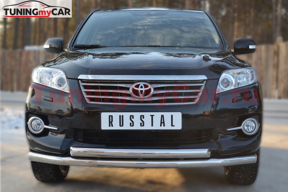 Защита переднего бампера D63 (секции) D63 (дуга) для Toyota Rav4 2010-2012