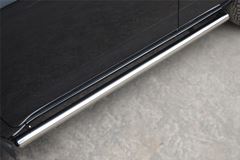 Пороги труба D63 (вариант 3) для Toyota Rav4 2010-2012