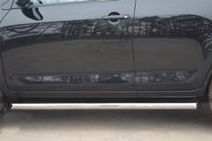 Пороги труба D63 (вариант 1) для Toyota Rav4 2010-2012
