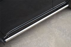 Пороги труба D63 (вариант 2) для Toyota Rav4 2010-2012
