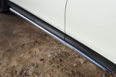 Защита порогов D63 (вариант 3) для Toyota Rav4 2013-2015