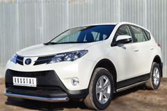 Защита порогов D63 (вариант 3) для Toyota Rav4 2013-2015