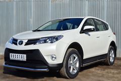 Защита порогов D63 (вариант 1) для Toyota Rav4 2013-2015