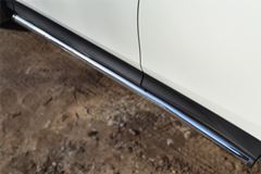 Защита порогов D63 (вариант 2) для Toyota Rav4 2013-2015