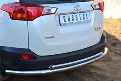 Защита заднего бампера D63 (секции) D42 (дуга) для Toyota Rav4 2013-2015