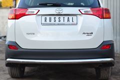 Защита заднего бампера D63 (секции) для Toyota Rav4 2013-2015
