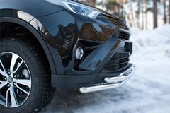 Защита переднего бампера D42 (секции) D42 (секции) для Toyota Rav4 2015-