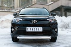 Защита переднего бампера D63 (дуга) для Toyota Rav4 2015-