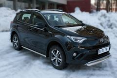 Защита переднего бампера D63 (дуга) для Toyota Rav4 2015-