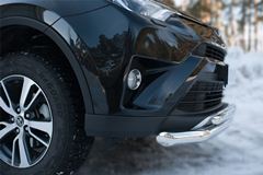 Защита переднего бампера D63 (секции) D42 (дуга) для Toyota Rav4 2015-