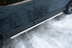 Пороги труба D63 (вариант 3) для Toyota Rav4 2015-