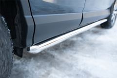 Пороги труба D63 (вариант 1) для Toyota Rav4 2015-