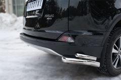 Защита заднего бампера уголки D63(секции) D42 (секции) для Toyota Rav4 2015-