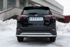 Защита заднего бампера D63 (секции) для Toyota Rav4 2015-
