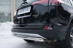 Защита заднего бампера D63 (дуга) для Toyota Rav4 2015-
