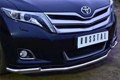 Защита переднего бампера D42 (секции) D42 (уголки) для Toyota Venza 2013-