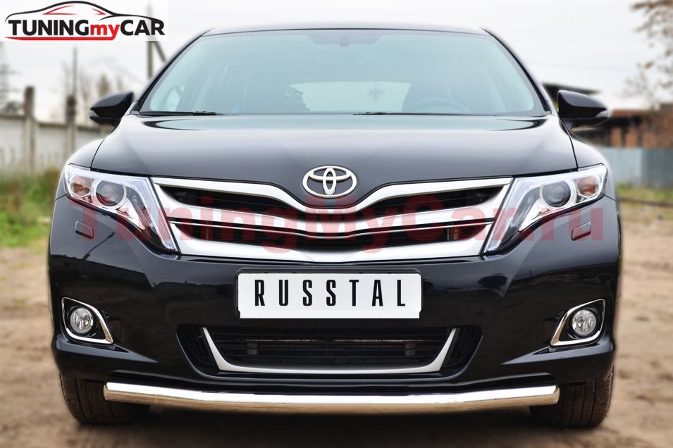 Защита переднего бампера D63 (секции) для Toyota Venza 2013-