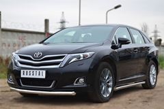 Защита переднего бампера D63 (секции) для Toyota Venza 2013-