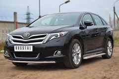 Защита переднего бампера D42 (секции) для Toyota Venza 2013-