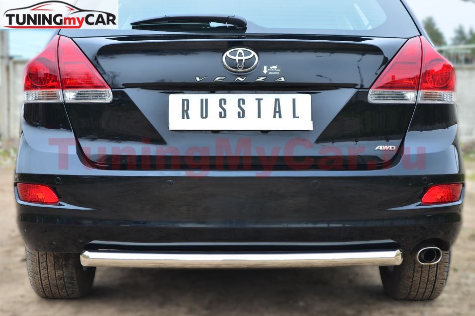 Защита заднего бампера D63 (дуга) для Toyota Venza 2013-