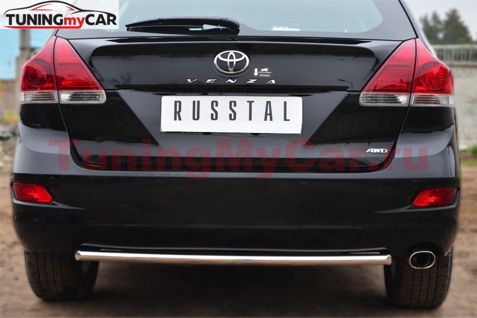 Защита заднего бампера D42 (дуга) для Toyota Venza 2013-