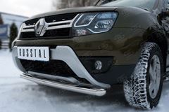 Защита переднего бампера D63 (дуга) для Renault Duster 2015-
