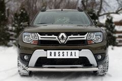 Защита переднего бампера D75X42 (дуга) для Renault Duster 2015-