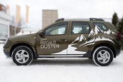 Пороги труба D42 с листом (вариант 2) для Renault Duster 2015-