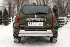Защита заднего бампера D75х42 (дуга) для Renault Duster 2015-