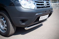 Защита переднего бампера D63 (дуга) для Renault Duster 4x2 2011-