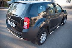 Защита заднего бампера D42 (дуга) для Renault Duster 4x2 2011-