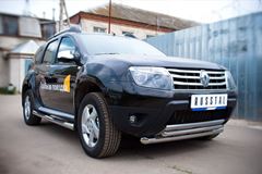 Защита переднего бампера D63/42 для Renault Duster 4x4 2011-