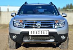 Защита переднего бампера D42 волна для Renault Duster 4x4 2011-