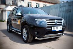 Защита переднего бампера D63L для Renault Duster 4x4 2011-